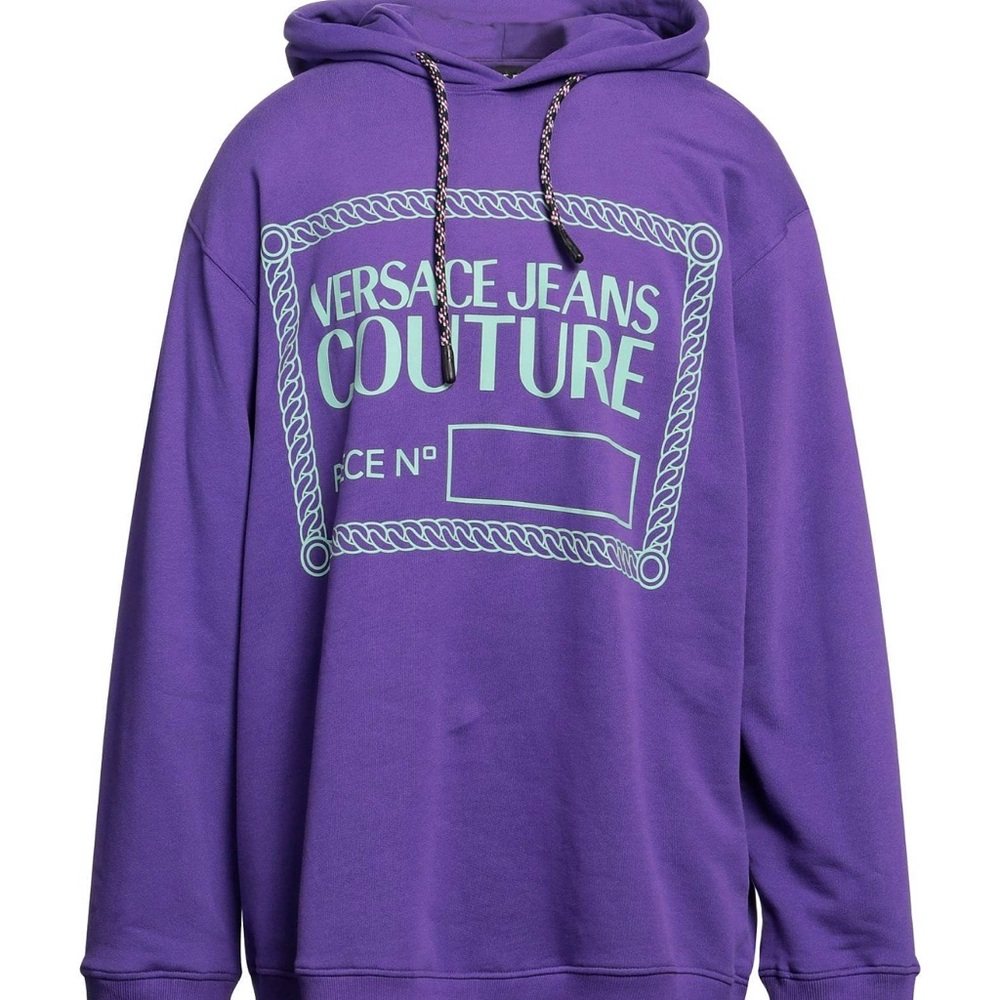BNWT VERSACE JEANS COUTURE Collection Purple Hoodie SZ MEDIUM